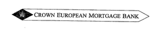 CROWN EUROPEAN MORTGAGE BANK logo