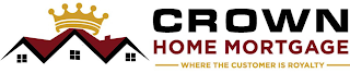 CROWN HOME MORTGAGE WHERE THE CUSTOMER IS ROYALTY logo