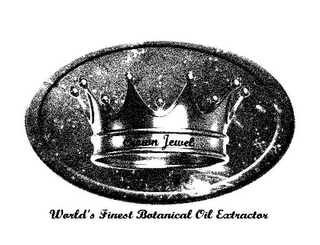 CROWN JEWEL WORLD'S FINEST BOTANICAL OIL EXTRACTOR logo