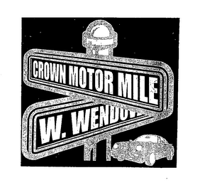 CROWN MOTOR MILE W. WEND logo