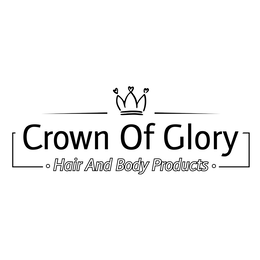 CROWN OF GLORY HAIR AND BODY PRODUCTS logo