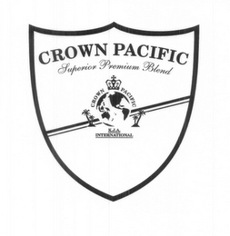 CROWN PACIFIC SUPERIOR PREMIUM BLEND CROWN PACIFIC K.J.A. INTERNATIONAL logo