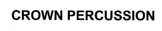 CROWN PERCUSSION logo