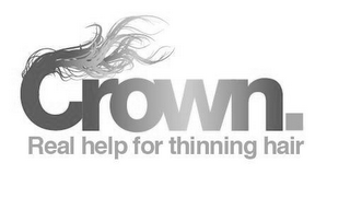 CROWN. REAL HELP FOR THINNING HAIR logo