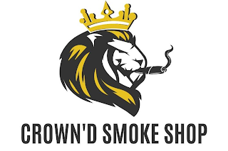 CROWN'D SMOKE SHOP logo
