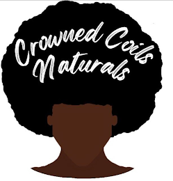 CROWNED COILS NATURALS logo