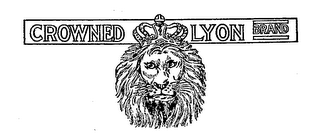 CROWNED LYON BRAND logo