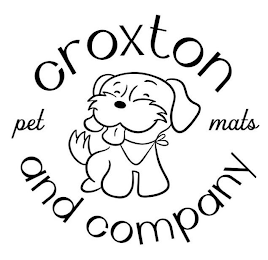 CROXTON AND COMPANY PET MATS logo