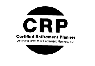 CRP CERTIFIED RETIREMENT PLANNER AMERICAN INSTITUTE OF RETIREMENT PLANNERS, INC. logo