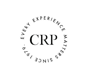 CRP EVERY EXPERIENCE MATTERS SINCE 1979. logo