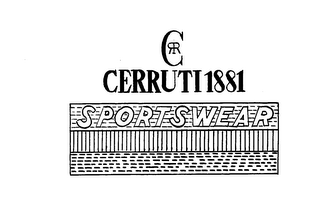 CRR CERRUTI 1881 SPORTSWEAR logo