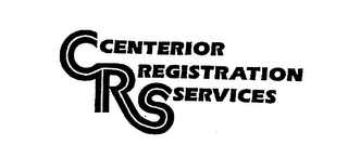 CRS CENTERIOR REGISTRATION SERVICES logo