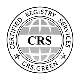 CRS CERTIFIED REGISTRY SERVICES CRS.GREEN logo