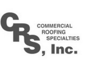 CRS, INC. COMMERCIAL ROOFING SPECIALTIES logo