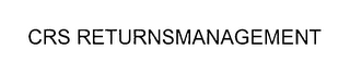 CRS RETURNSMANAGEMENT logo