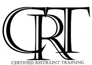 CRT CERTIFIED RESTRAINT TRAINING logo