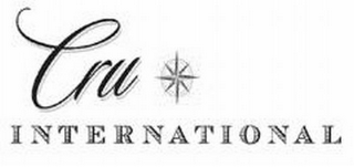 CRU INTERNATIONAL logo