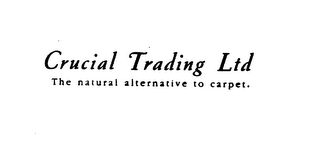CRUCIAL TRADING LTD THE NATURAL ALTERNATIVE TO CARPET. logo