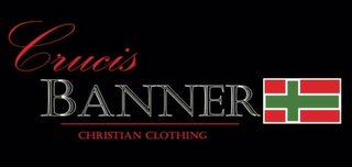 CRUCIS BANNER CHRISTIAN CLOTHING logo