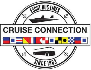 CRUISE CONNECTION ESCOT BUS LINES SINCE1983 logo