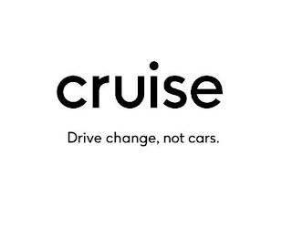 CRUISE DRIVE CHANGE, NOT CARS. logo