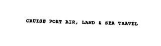 CRUISE PORT AIR, LAND & SEA TRAVEL logo
