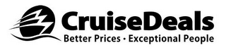 CRUISEDEALS BETTER PRICES · EXCEPTIONALPEOPLE logo