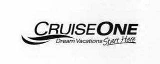 CRUISEONE DREAM VACATIONS START HERE logo