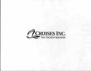 CRUISES INC. YOUR VACATION SPECIALISTS logo