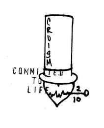 CRUISM COMMITTED TO LIFE 2/10 logo