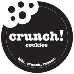 CRUNCH! COOKIES BITE. CRUNCH. REPEAT. logo