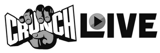 CRUNCH LIVE logo