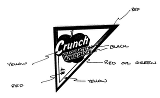 CRUNCH WASHINGTON APPLE SNACK logo