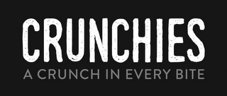 CRUNCHIES A CRUNCH IN EVERY BITE logo