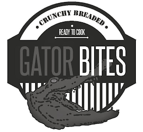 · CRUNCHY BREADED · READY TO COOK GATOR BITES" logo