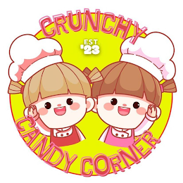 CRUNCHY CANDY CORNER EST. '23 logo