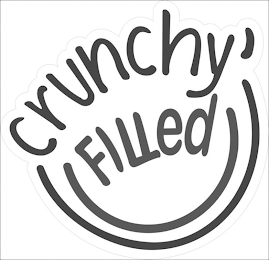 CRUNCHY ' FILLED logo