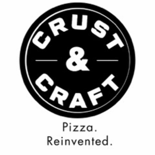 CRUST & CRAFT PIZZA. REINVENTED. logo
