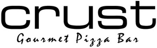 CRUST GOURMET PIZZA BAR logo