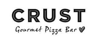 CRUST GOURMET PIZZA BAR logo