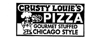 CRUSTY LOUIE'S PIZZA GOURMET STUFFED CHICAGO STYLE logo