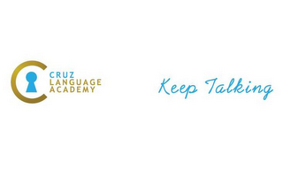 CRUZ LANGUAGE ACADEMY KEEP TALKING logo