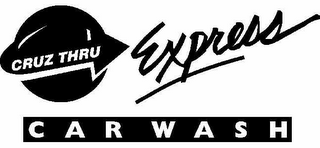 CRUZ THRU EXPRESS CAR WASH logo