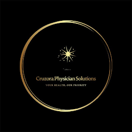 CRUZORA PHYSICIAN SOLUTIONS YOUR HEALTH, OUR PRIORITY logo