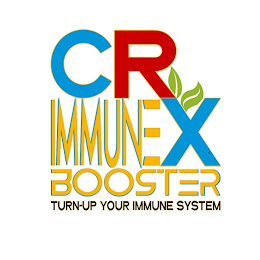 CRX IMMUNE BOOSTER TURN UP YOUR IMMUNE SYSTEM logo
