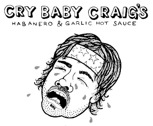 CRY BABY CRAIG'S HABANERO & GARLIC HOT SAUCE logo