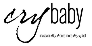 CRY BABY MASCARA THAT DOES MORE THAN LAST logo