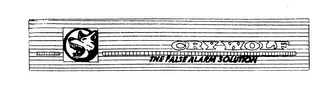 CRY WOLF THE FALSE ALARM SOLUTION logo
