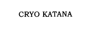 CRYO KATANA logo