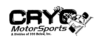 CRYO MOTORSPORTS A DIVISION OF 300 BELOW, INC. logo